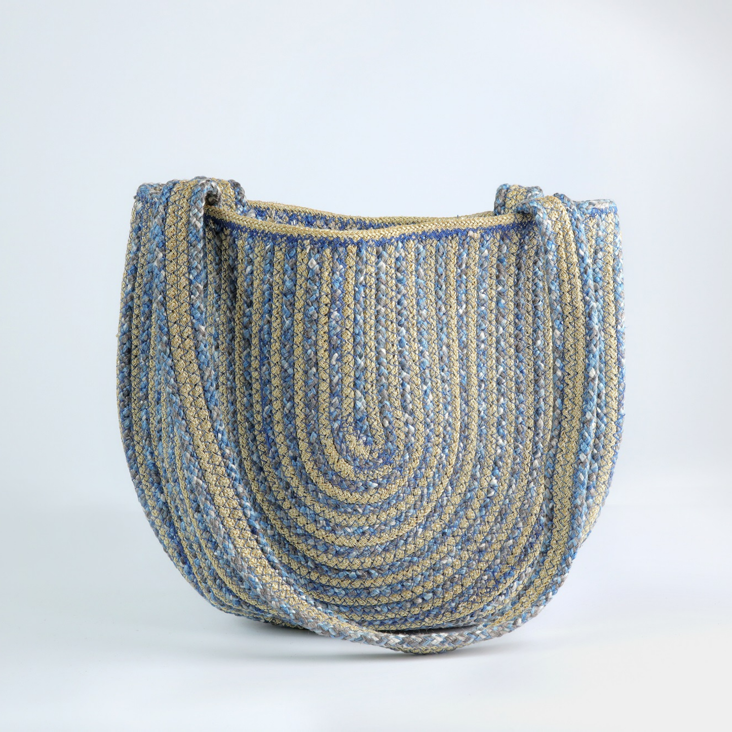 Golden & Blue Sling Bag: Effortless Radiance for Everyday Style