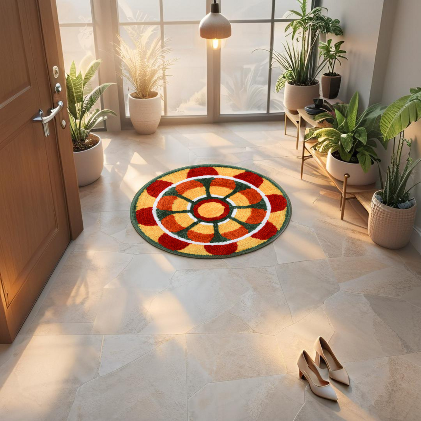 Rangoli Mat – Stylish, Festive & Home-Perfect