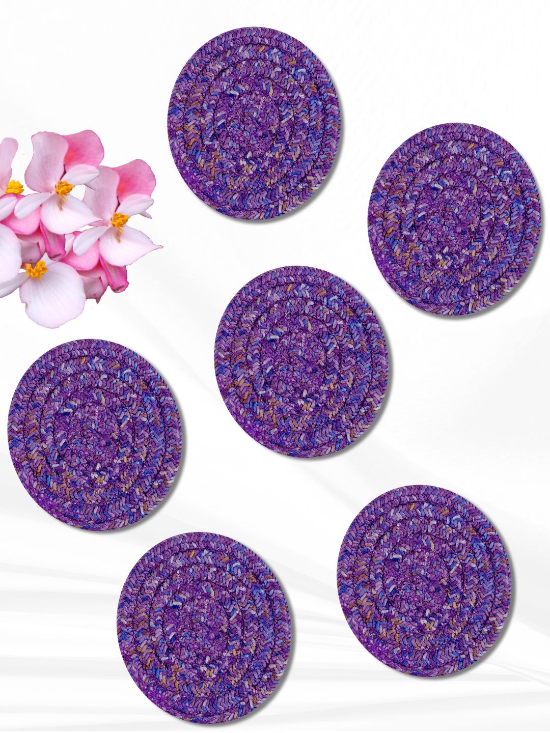 Coaster- Lavender (PACK OF 4)