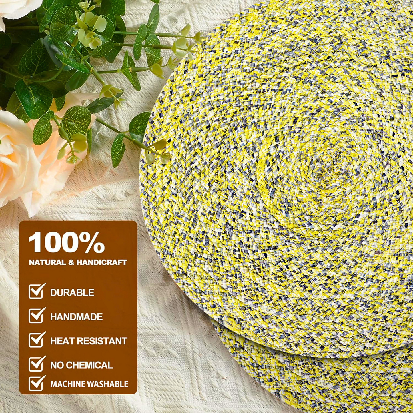 Lemon Grey Placemat