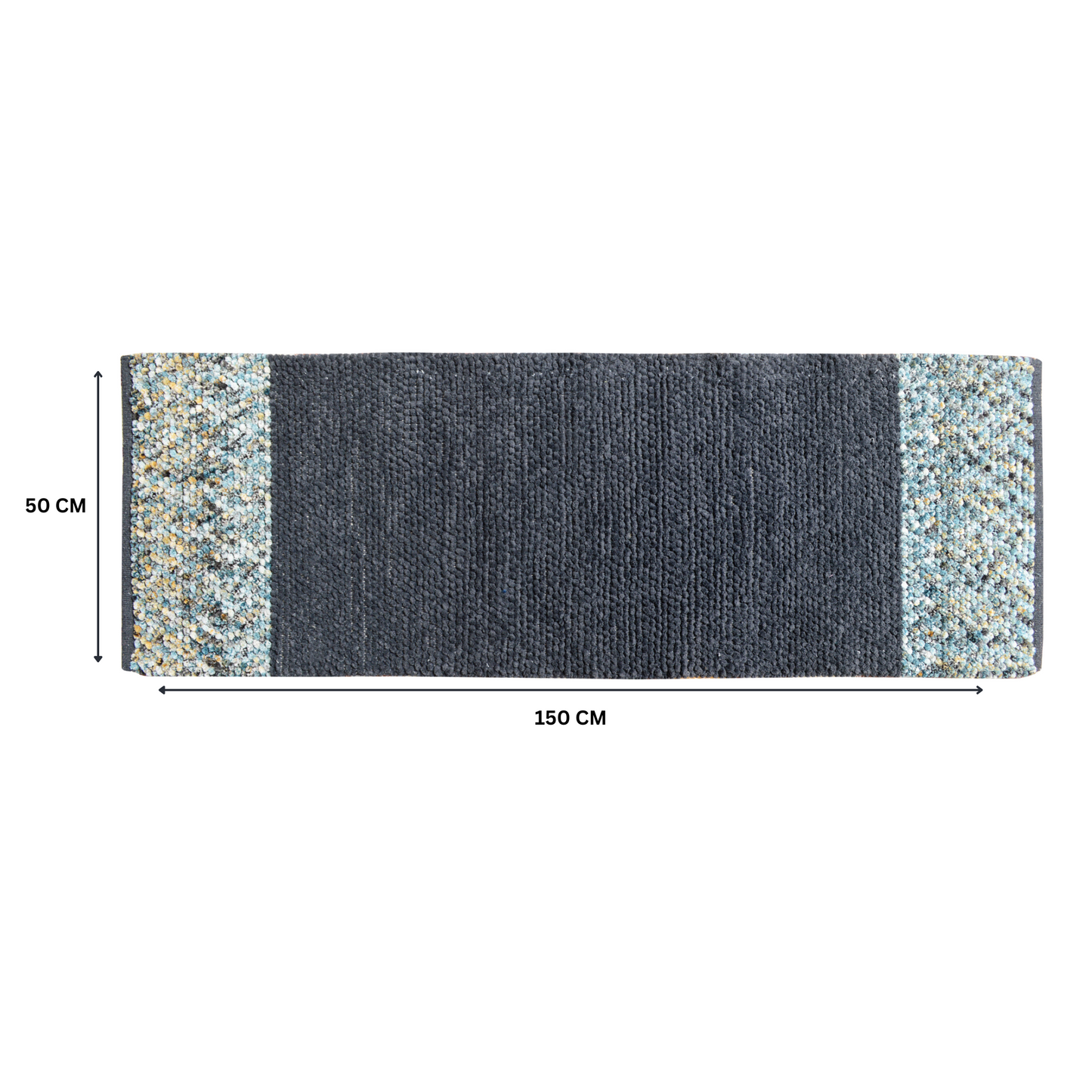 Grey - Premium Chenille Runner Mat – Soft, Durable & Washable