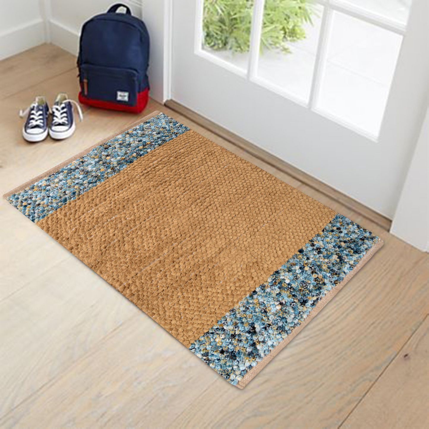 Camel Beige - Super Soft Chenille Mat | Floor Rug