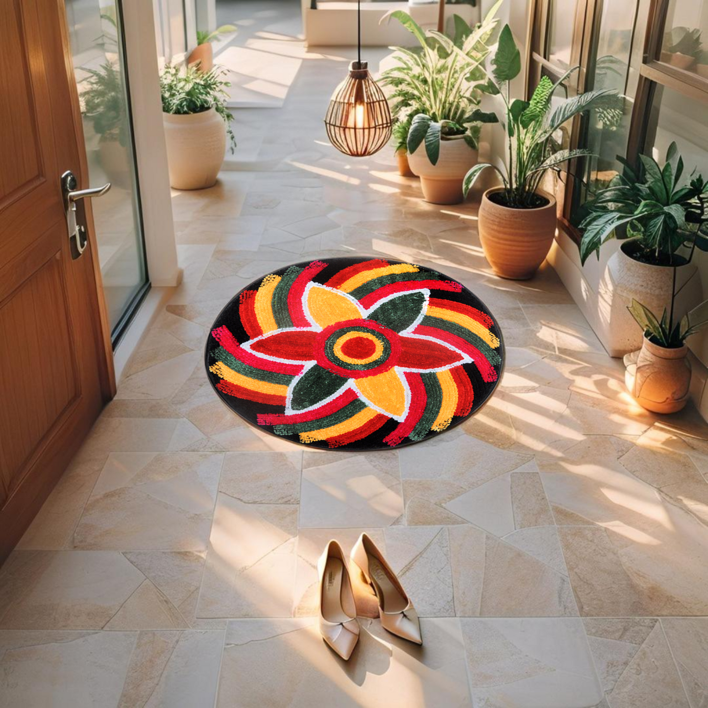 Rangoli Mat – Stylish, Festive & Home-Perfect