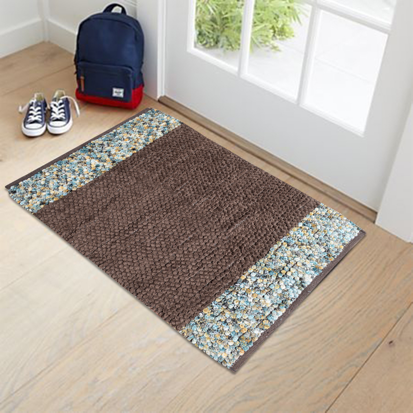 Brown – Super Soft Chenille Mat | Floor Rug