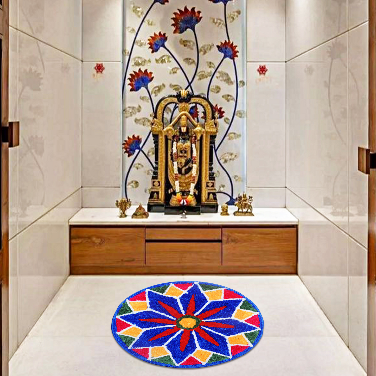 Rangoli Mat – Stylish, Festive & Home-Perfect