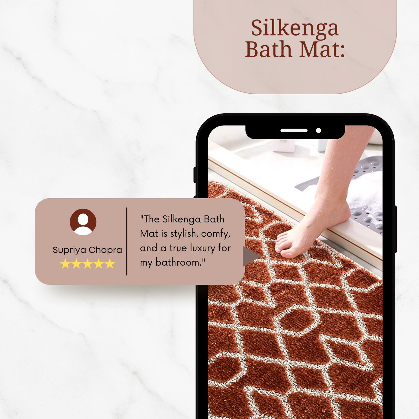 Silkanza Luxe Bath Mat