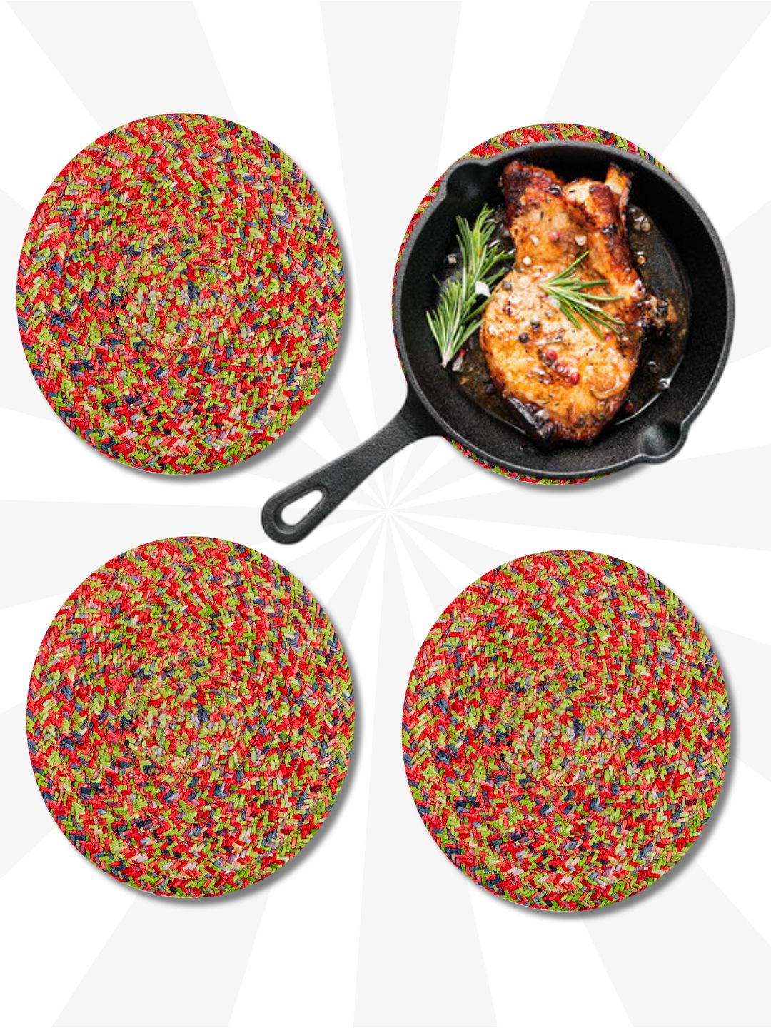 Pot Holders- PINK PARROT