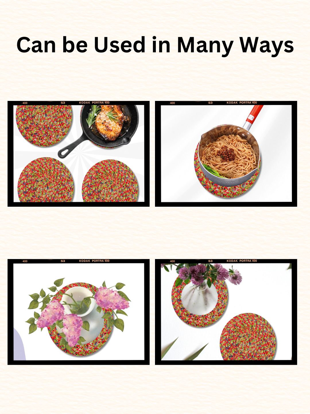 Pot Holders- PINK PARROT