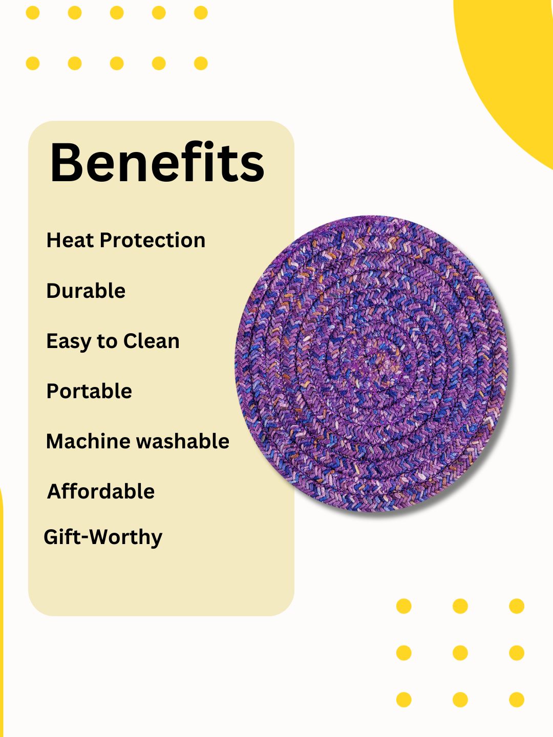 Pot Holders- PURPLE