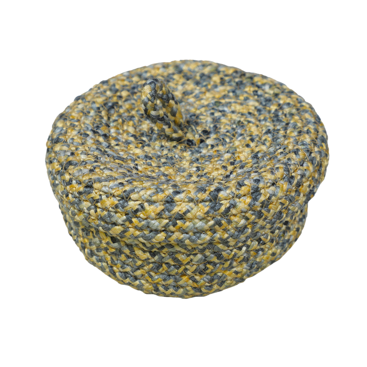 Coaster set with Lid Basket - Multi Colored