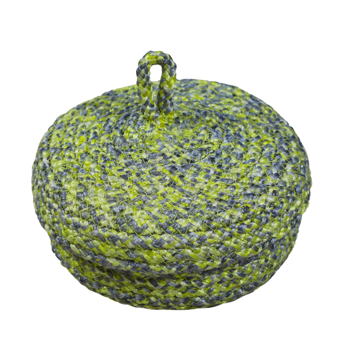 Coaster set with Lid Basket - Lime Green
