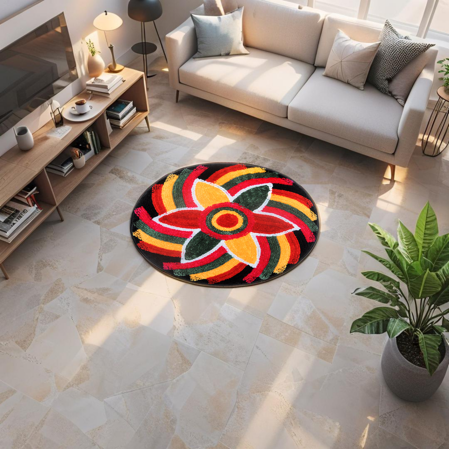 Rangoli Mat – Stylish, Festive & Home-Perfect