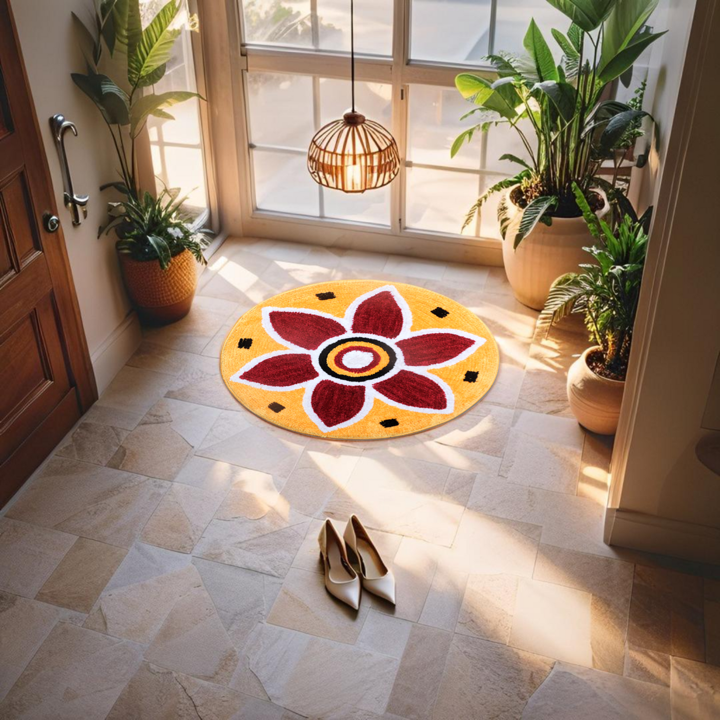 Rangoli Mat – Stylish, Festive & Home-Perfect