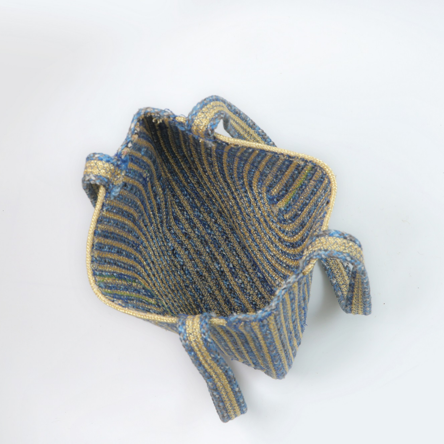 Golden & Blue Sling Bag: Effortless Radiance for Everyday Style
