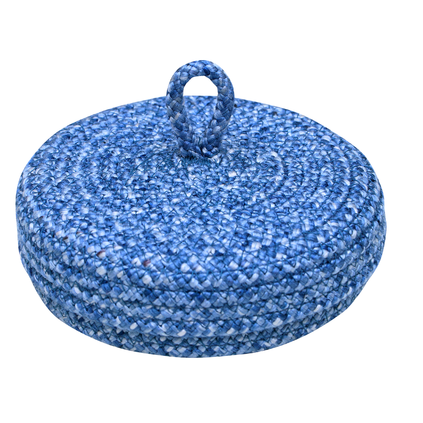 Coaster set with Lid Basket - Denim Blue