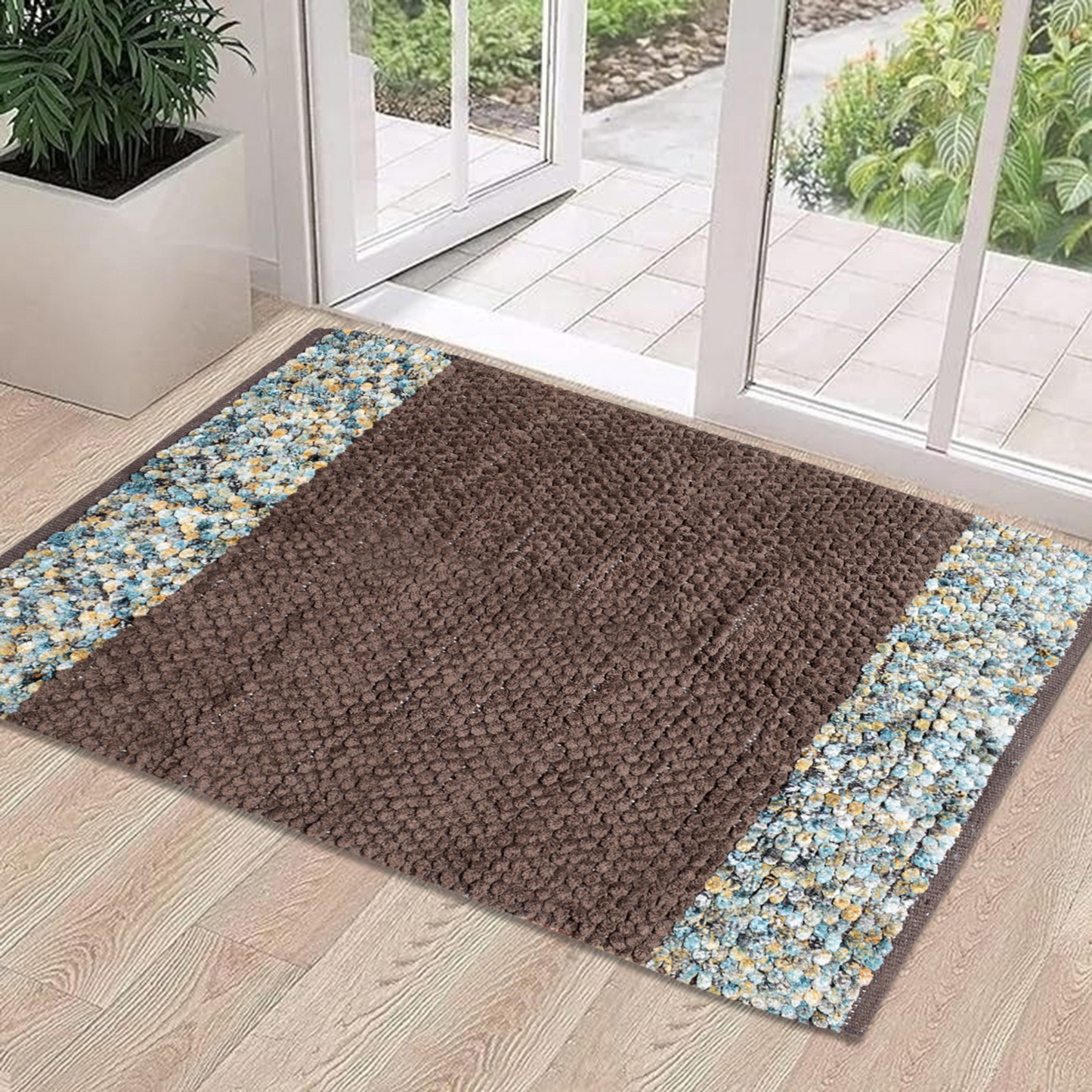 Brown – Super Soft Chenille Mat | Floor Rug