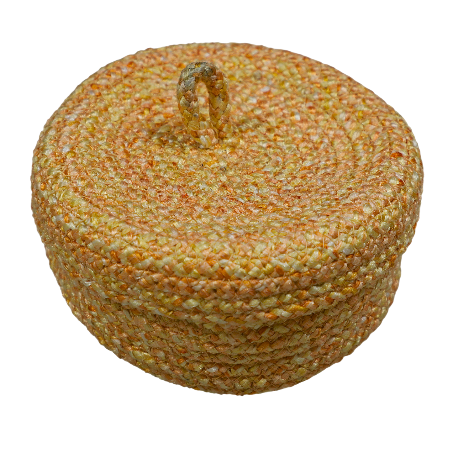 Coaster set with Lid Basket - Orange