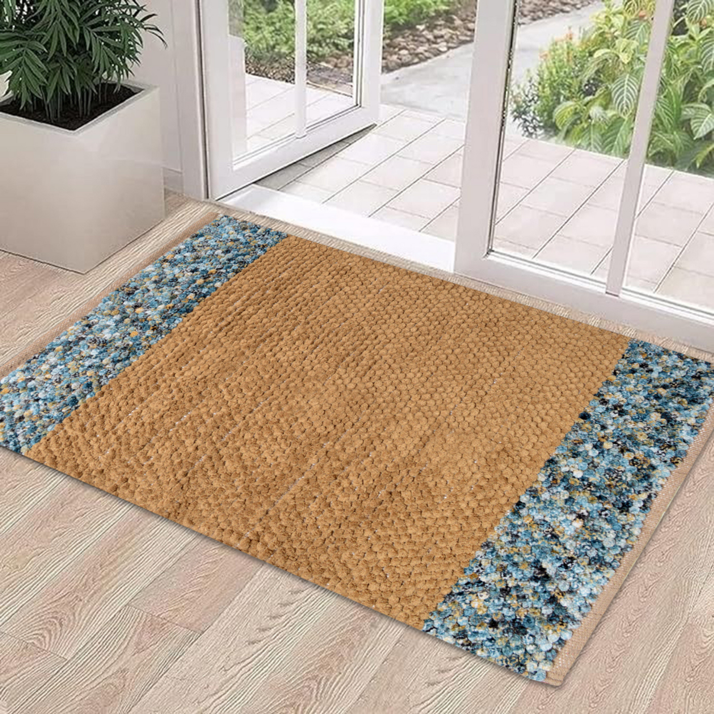 Camel Beige - Super Soft Chenille Mat | Floor Rug