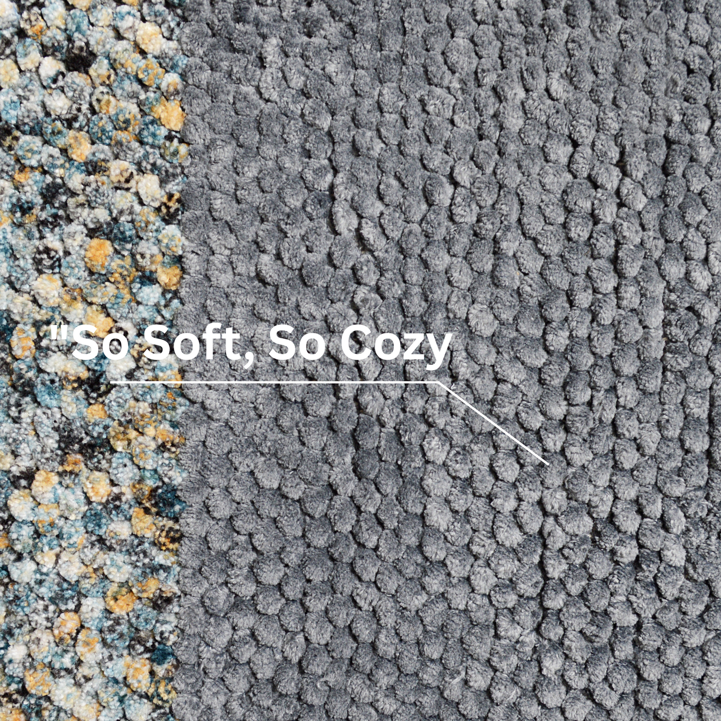 Light Grey - Premium Chenille Runner Mat – Soft, Durable & Washable