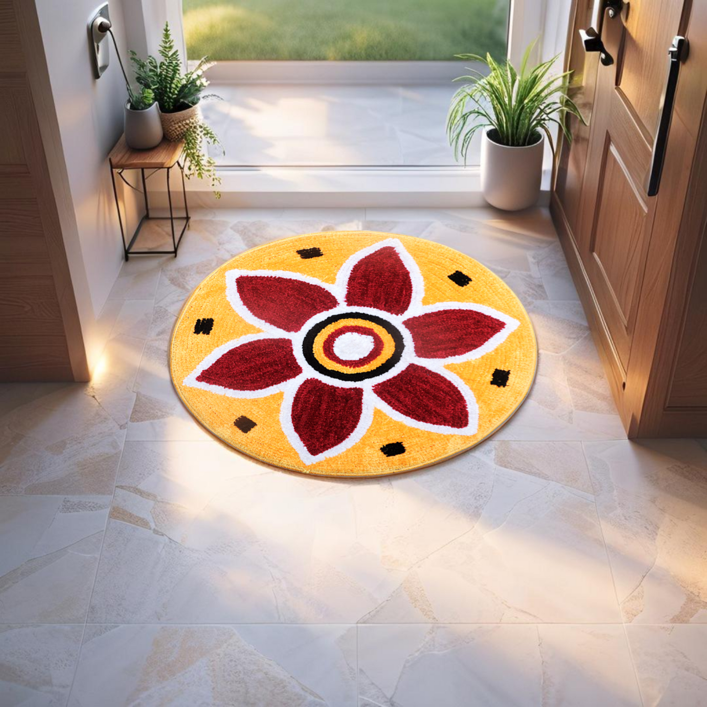 Rangoli Mat – Stylish, Festive & Home-Perfect