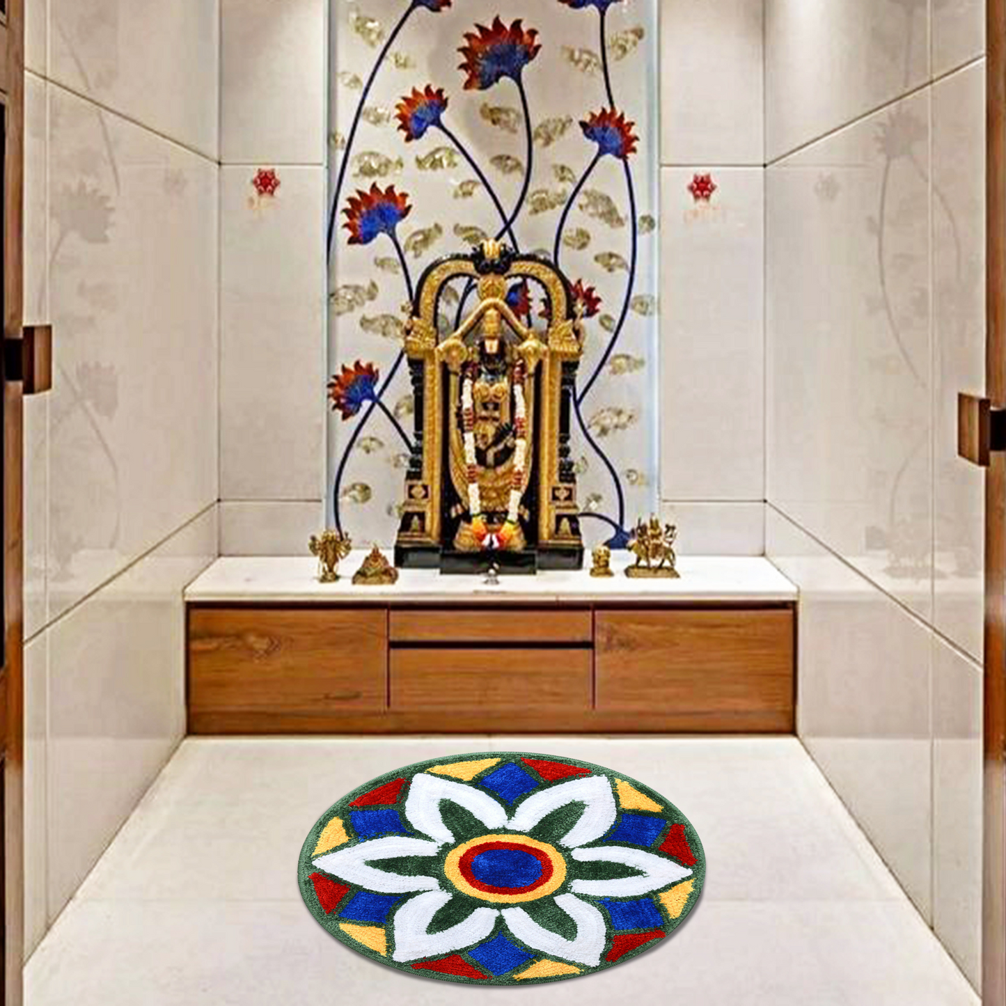 Rangoli Mat – Stylish, Festive & Home-Perfect