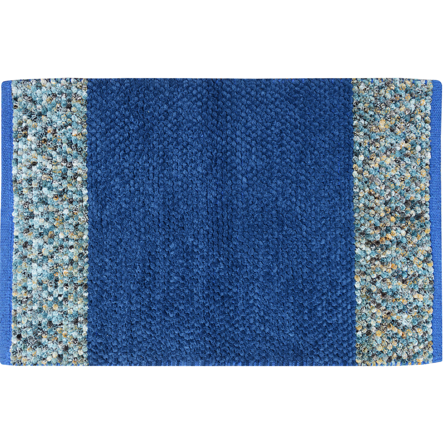 Blue - Super Soft Chenille Mat | Floor Rug