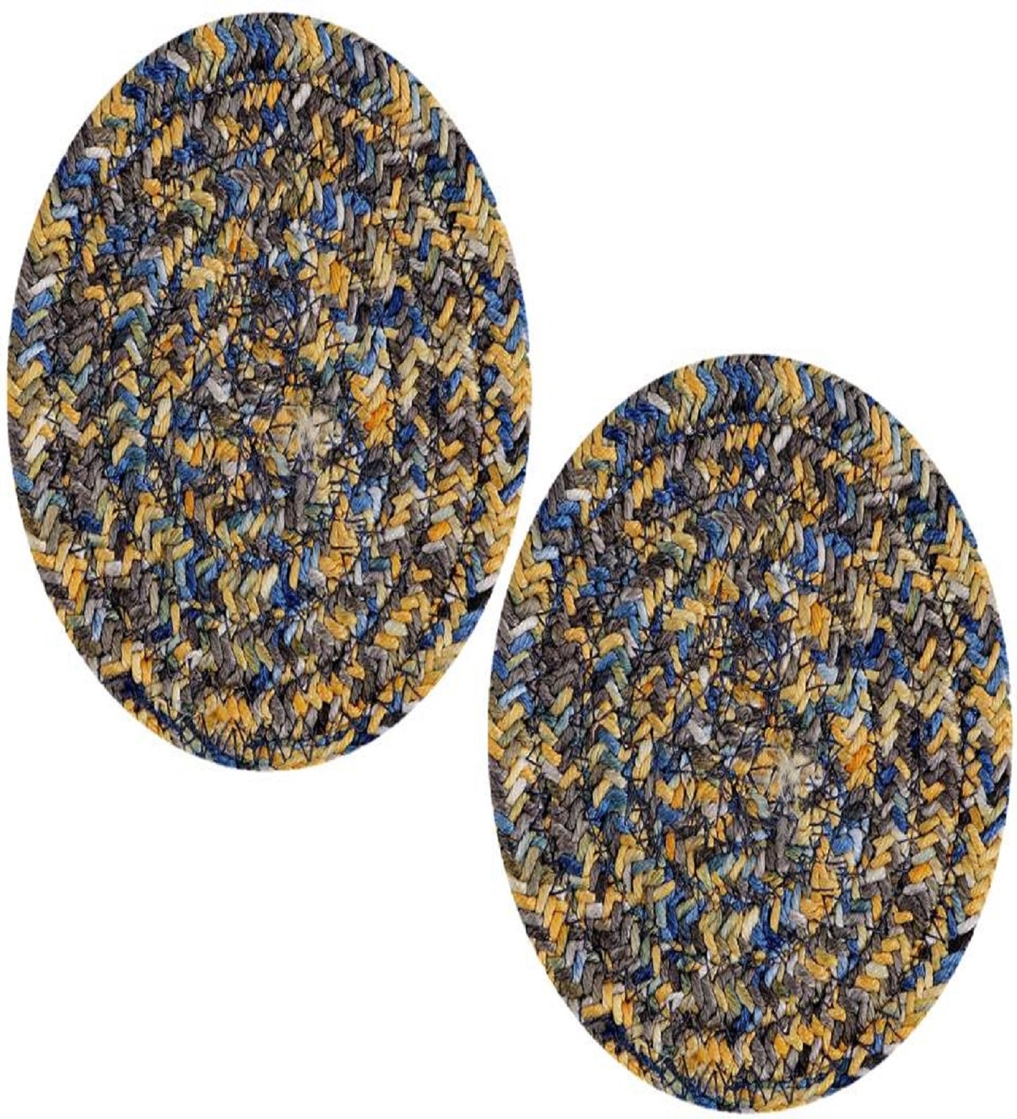 Coaster- YELLOW BLUE (PACK OF 4)