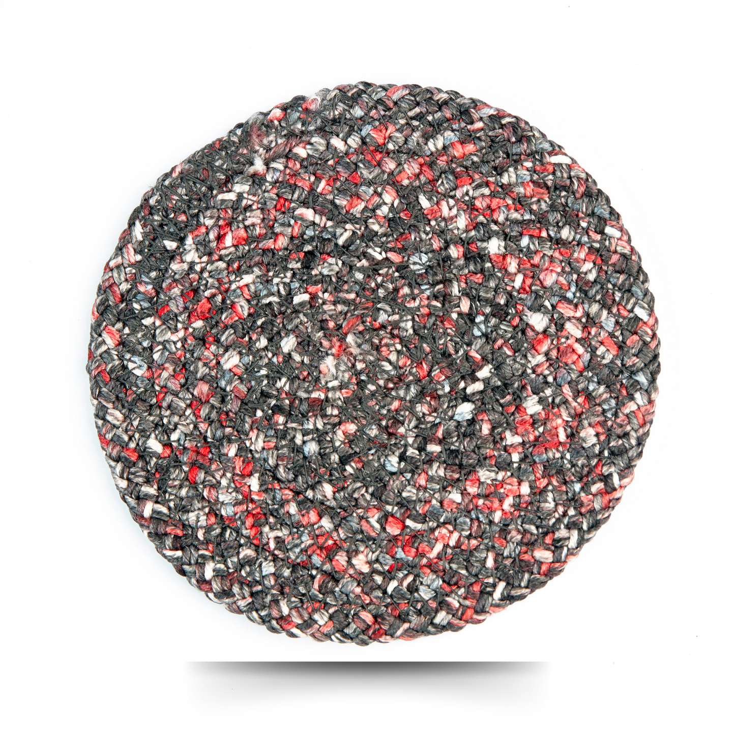 Coaster Set with Lid Basket - CHARCOAL GREY