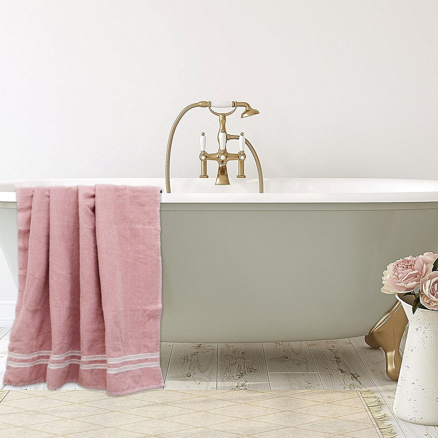 Bath Towel - Ideal for Bath, Beach, and Sports (400 GSM)