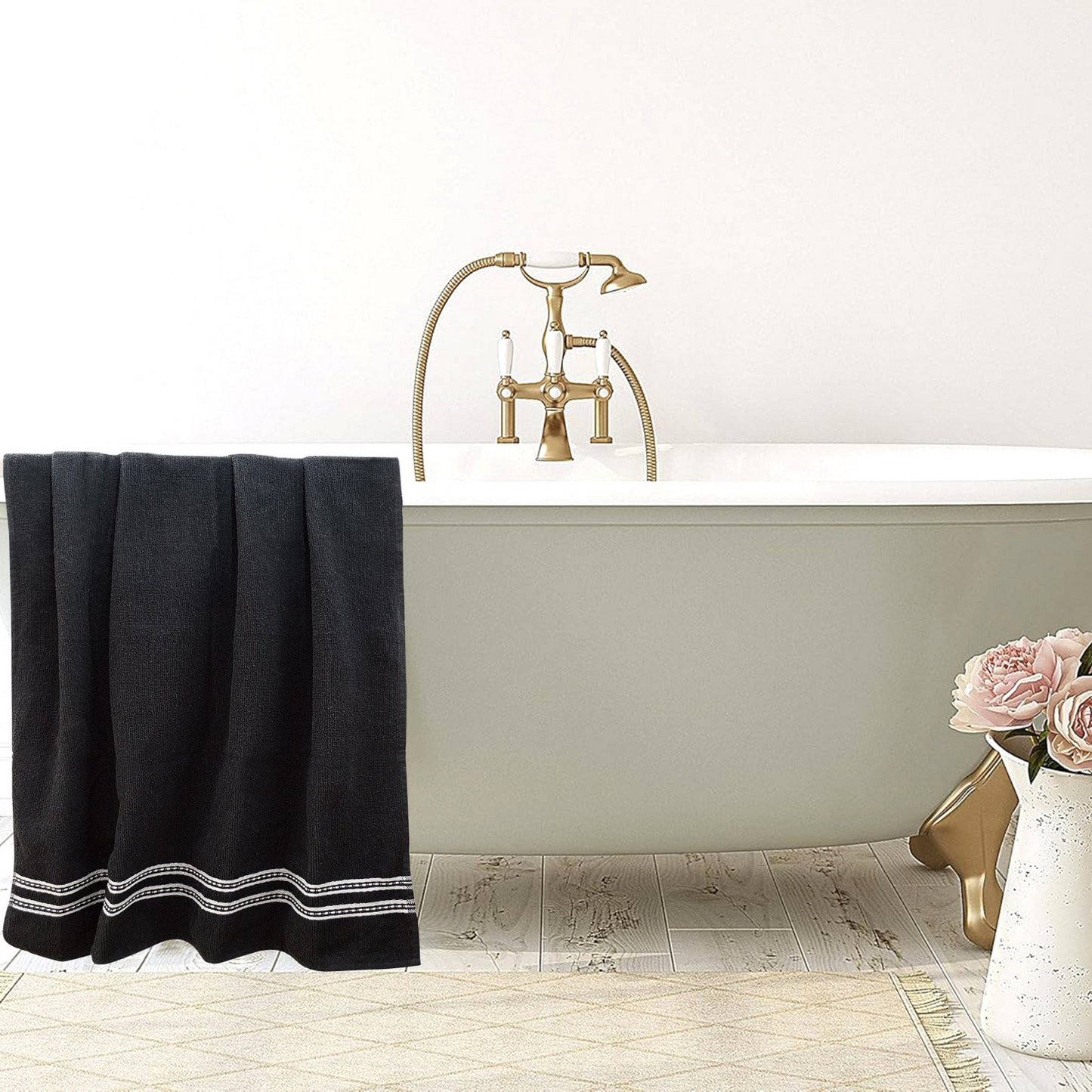 Bath Towel - Ideal for Bath, Beach, and Sports (400 GSM)