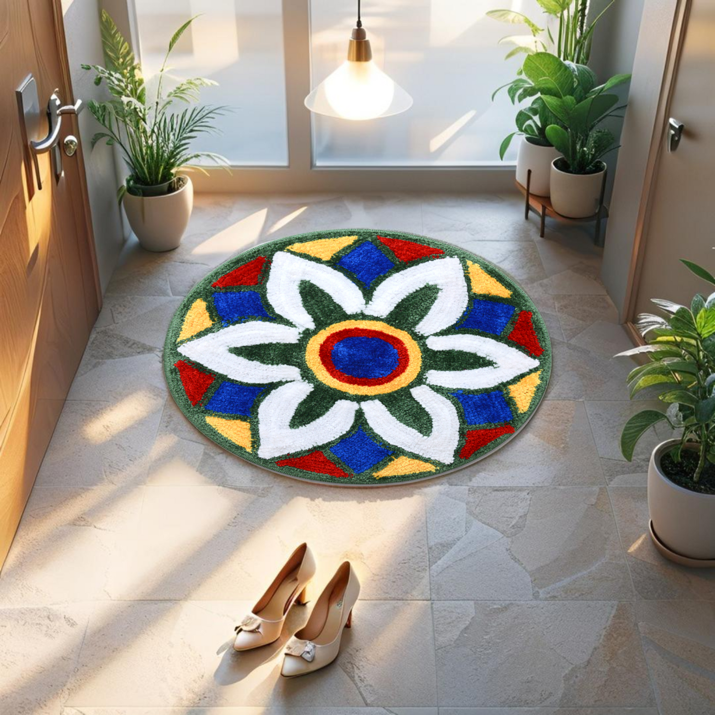 Rangoli Mat – Stylish, Festive & Home-Perfect