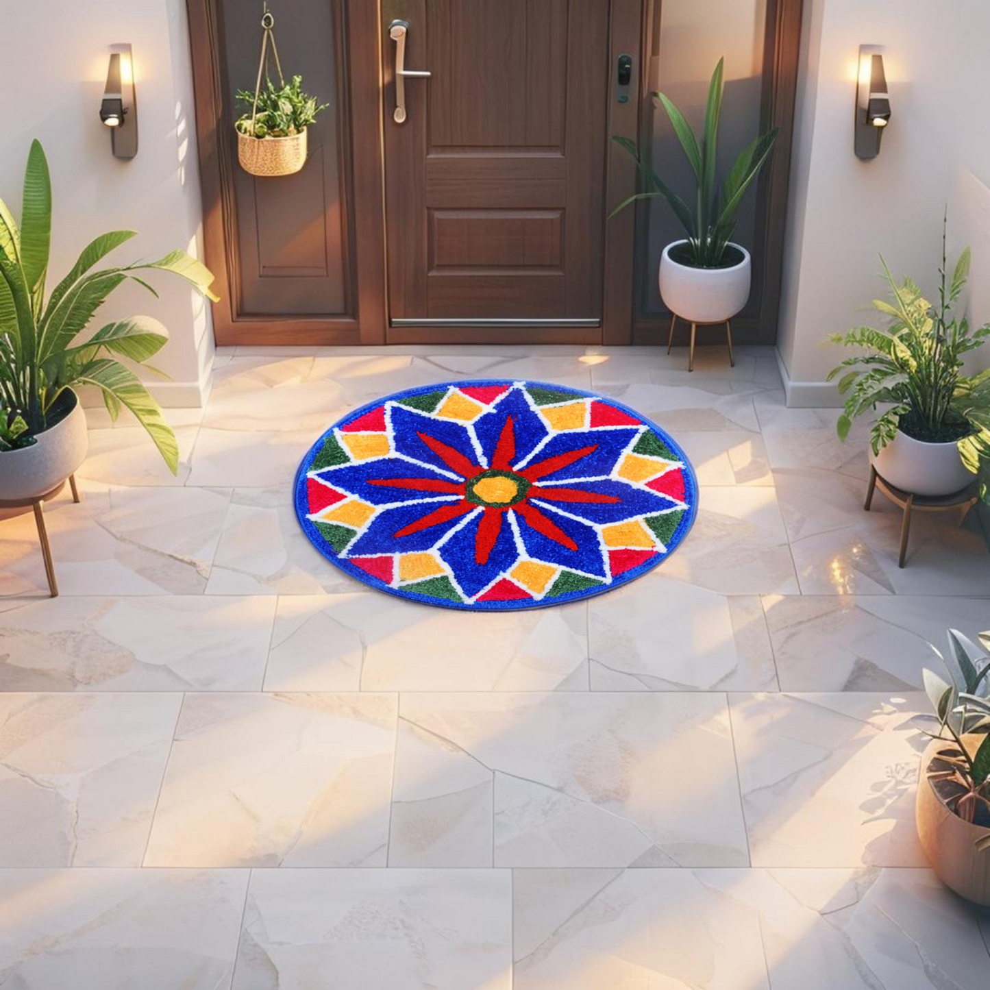 Rangoli Mat – Stylish, Festive & Home-Perfect