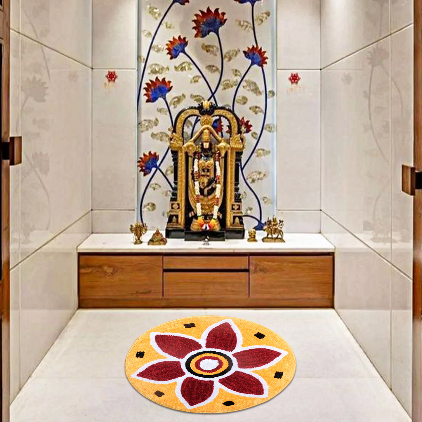 Rangoli Mat – Stylish, Festive & Home-Perfect