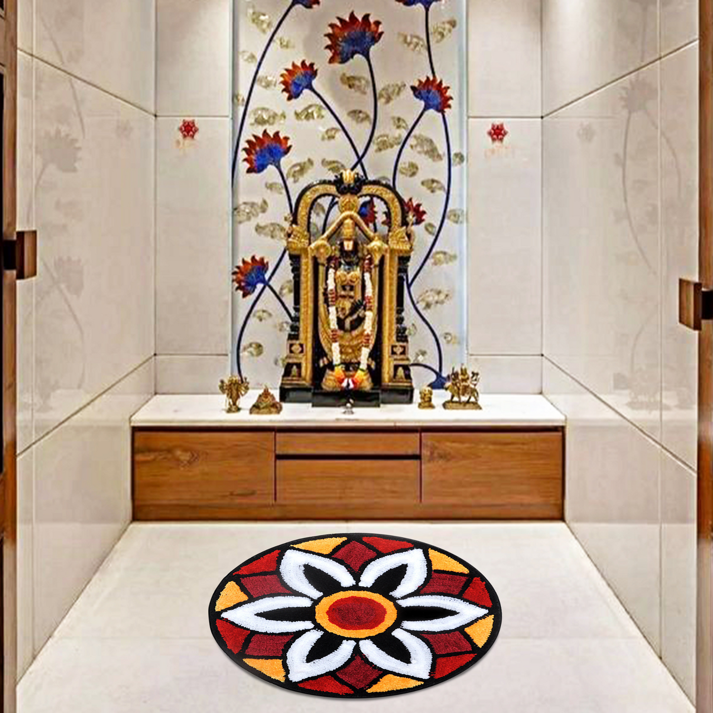 Rangoli Mat – Stylish, Festive & Home-Perfect