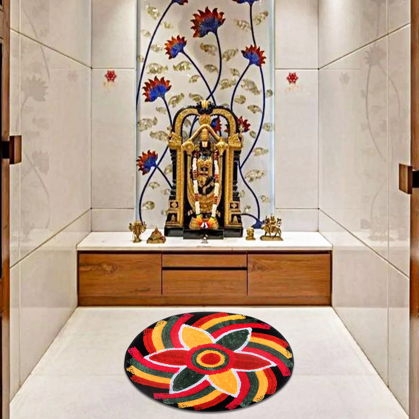 Rangoli Mat – Stylish, Festive & Home-Perfect