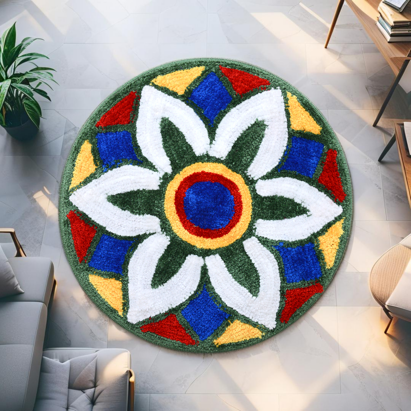 Rangoli Mat – Stylish, Festive & Home-Perfect