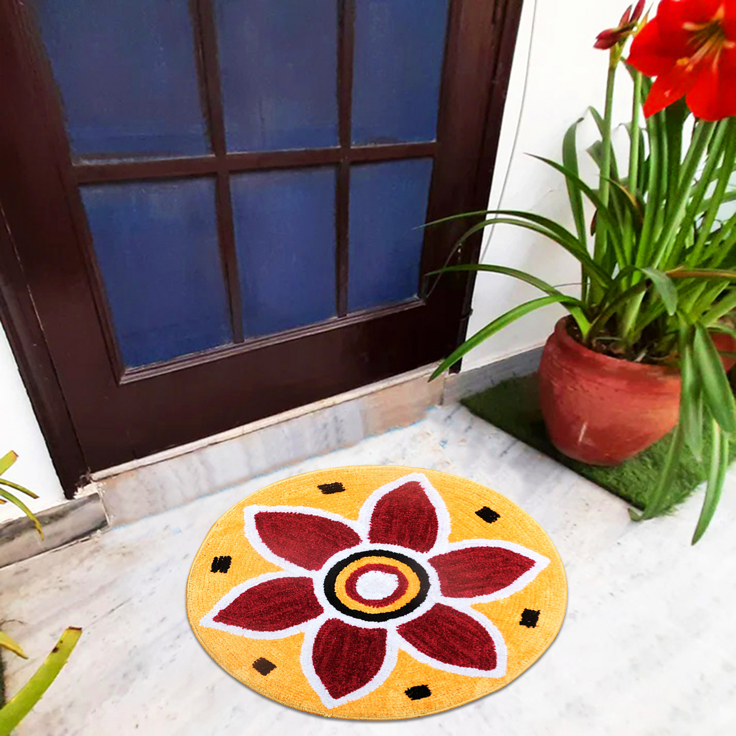 Rangoli Mat – Stylish, Festive & Home-Perfect