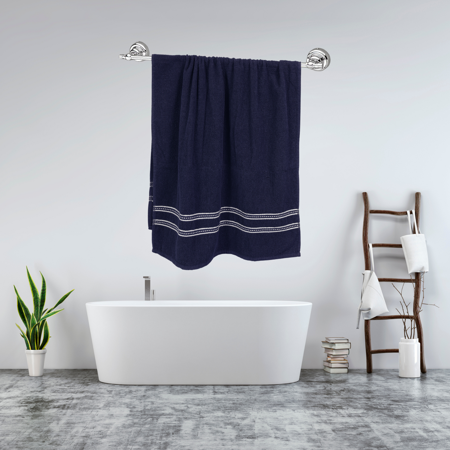 Bath Towel - Ideal for Bath, Beach, and Sports (400 GSM)