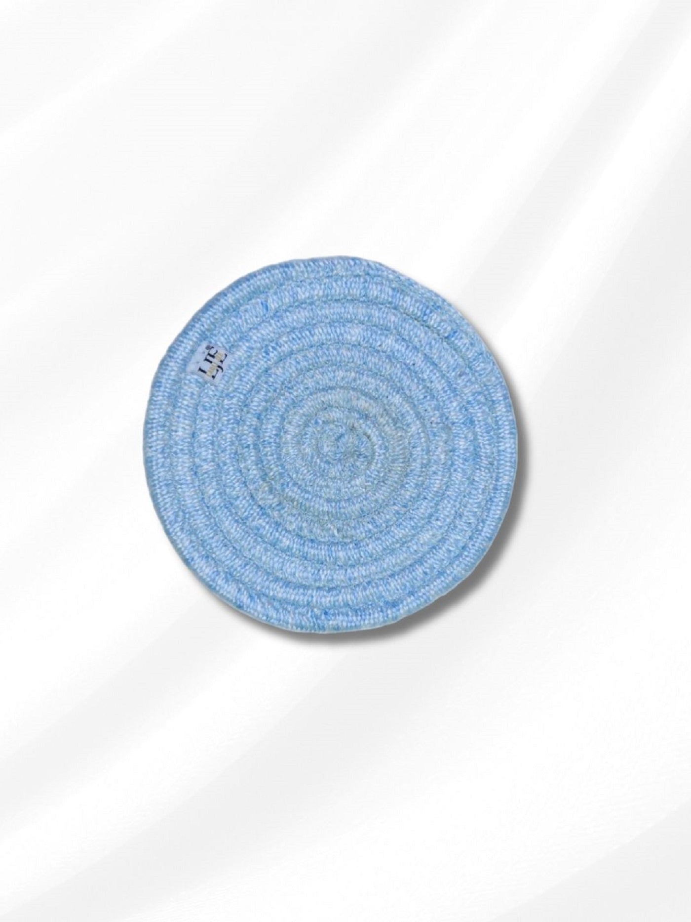 Bright Blue Woven Polyester Pot Holder– Heat-Resistant and Durable Kitchen Essential