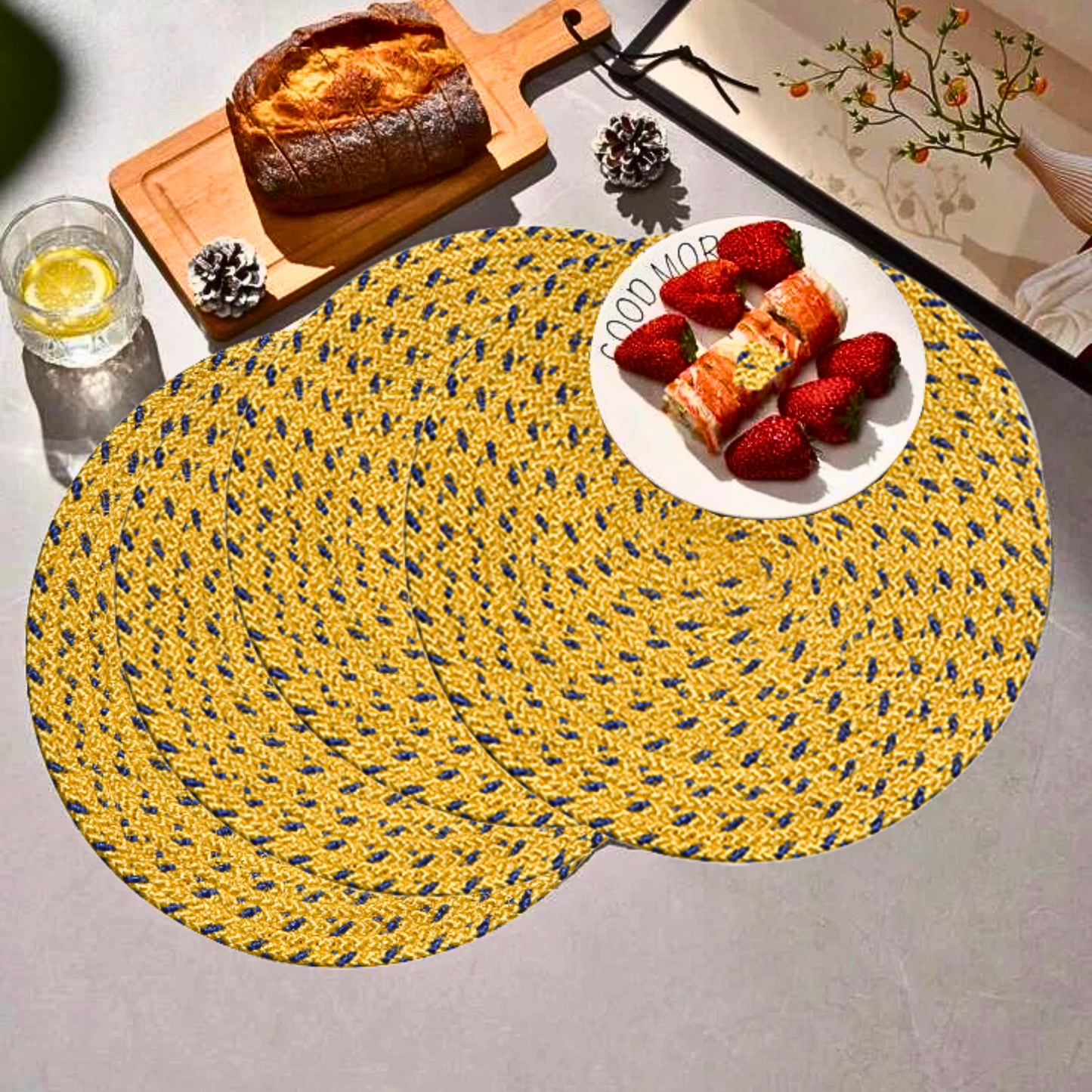Modern Yellow Runner Set