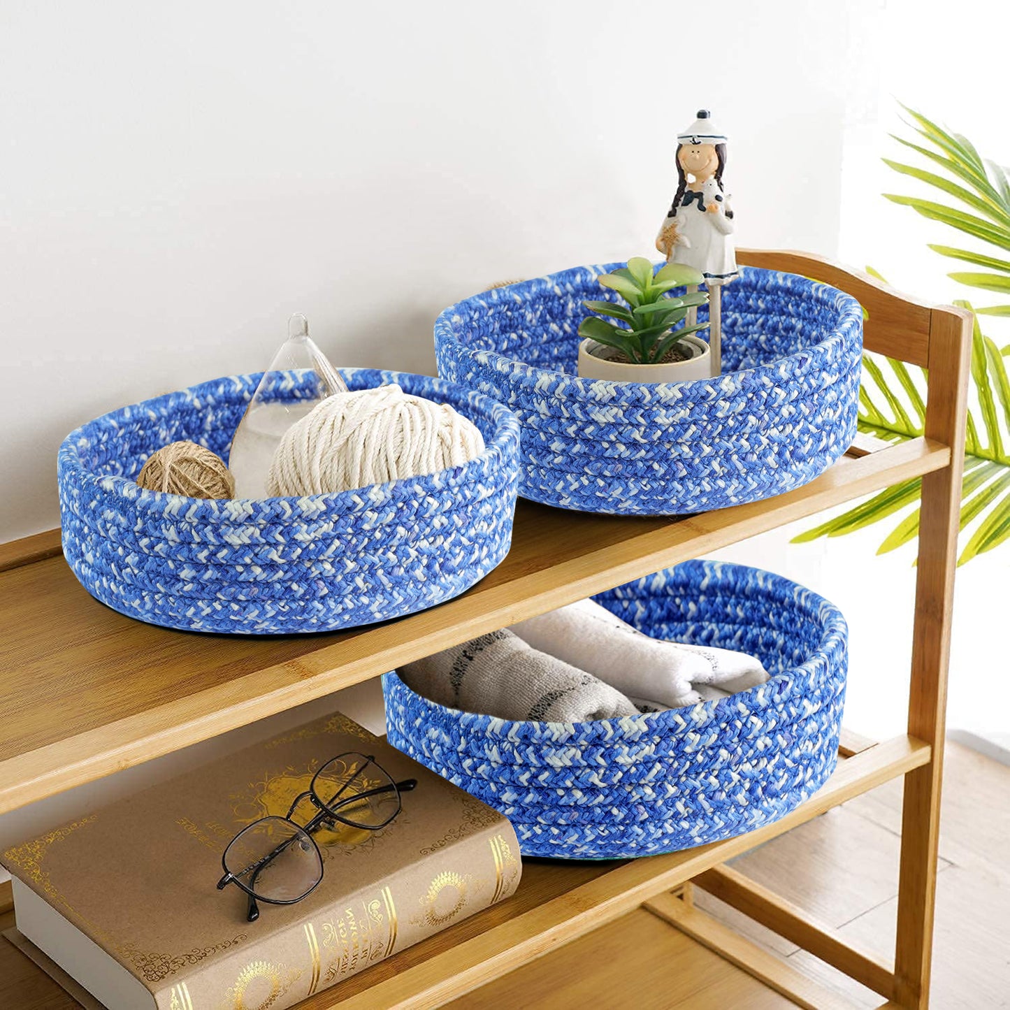 Blue Organizer- Set of 3