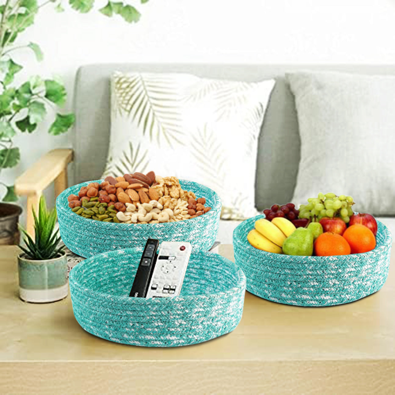 Teal Organizer- Set of 3
