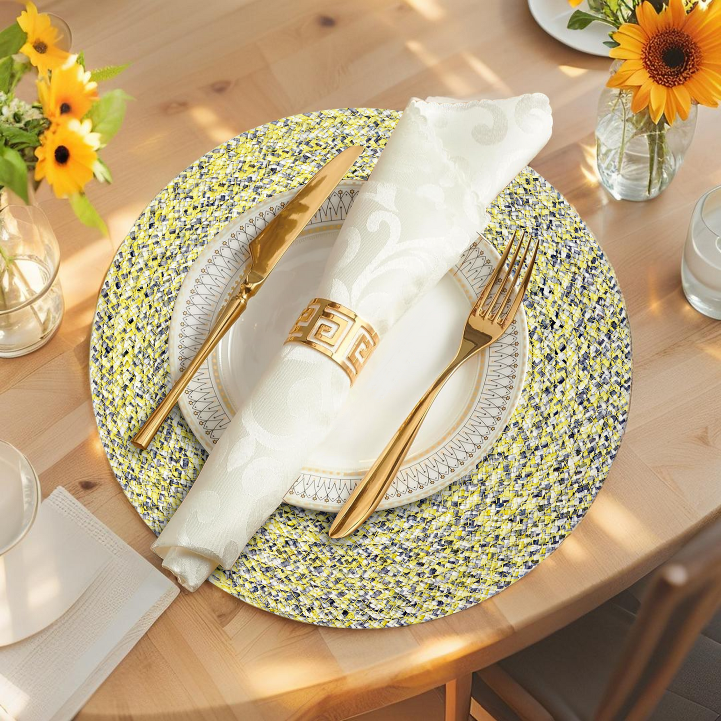Lemon Grey Placemat