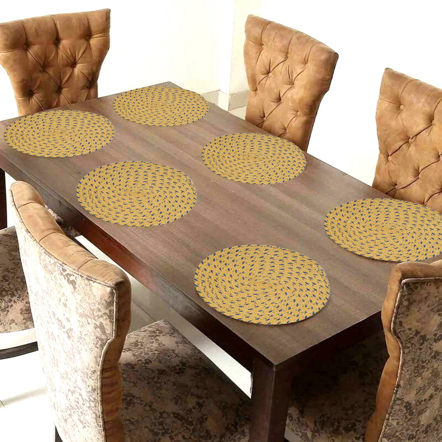 "Bright Polyester Runner Set – Modern, Durable, and Stylish Table Décor”