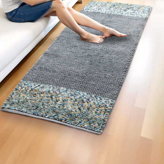 Light Grey - Premium Chenille Runner Mat – Soft, Durable & Washable