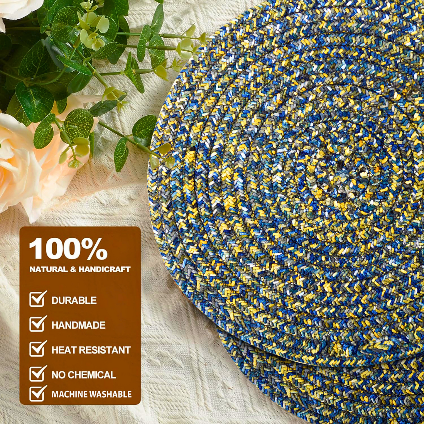 Marled Blue Placemats