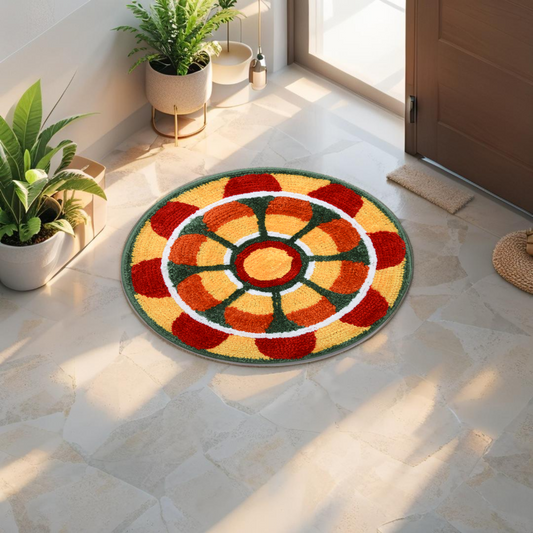 Rangoli Mat – Stylish, Festive & Home-Perfect