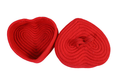 "Decorative Heart-Shaped PP Box – Stylish Storage for Home & Office"