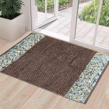 Brown – Super Soft Chenille Mat | Floor Rug