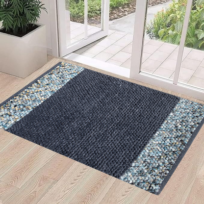 Dark Grey – Super Soft Chenille Mat | Floor Rug